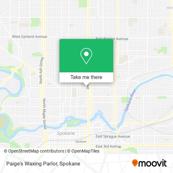 Paige's Waxing Parlor map