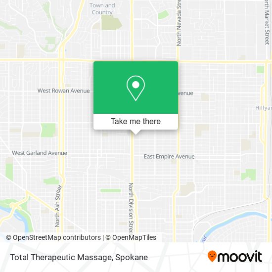 Total Therapeutic Massage map