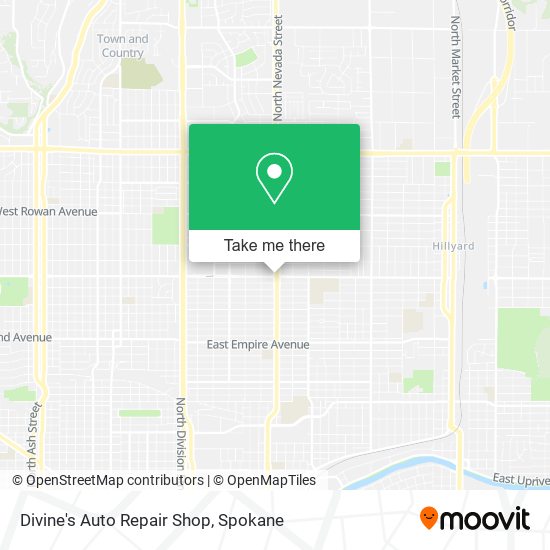 Divine's Auto Repair Shop map
