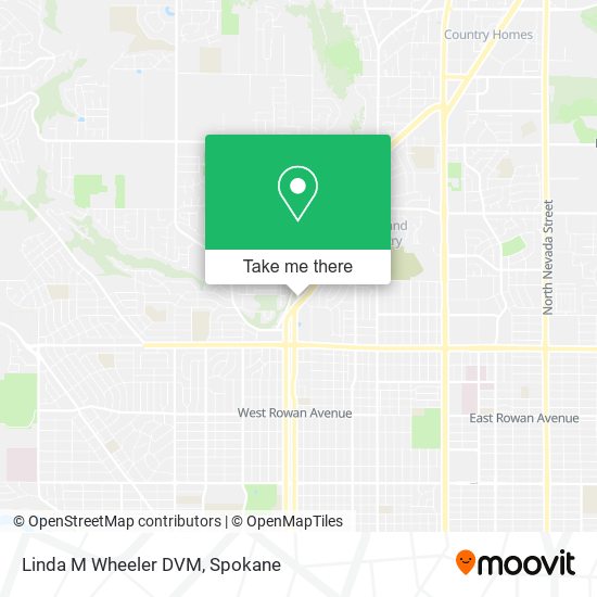 Linda M Wheeler DVM map