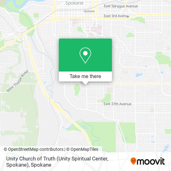 Unity Church of Truth (Unity Spiritual Center, Spokane) map