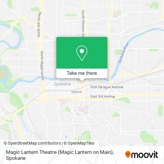Mapa de Magic Lantern Theatre (Magic Lantern on Main)