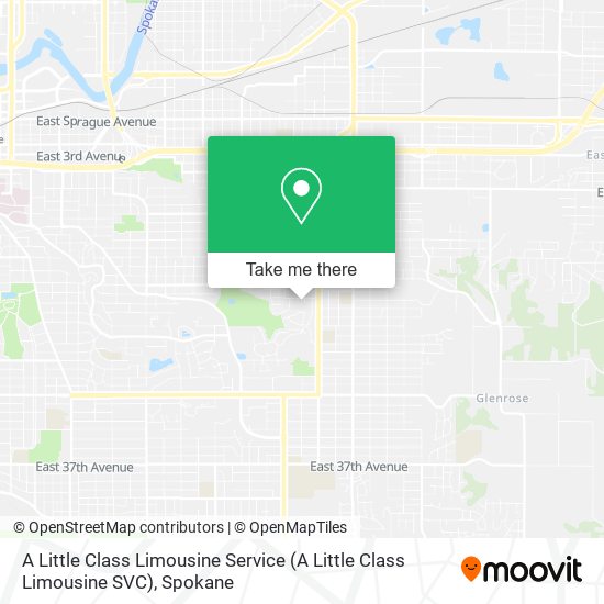 A Little Class Limousine Service map