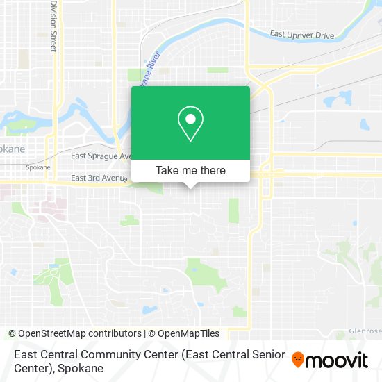 East Central Community Center map