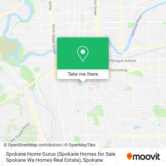 Mapa de Spokane Home Gurus (Spokane Homes for Sale Spokane Wa Homes Real Estate)