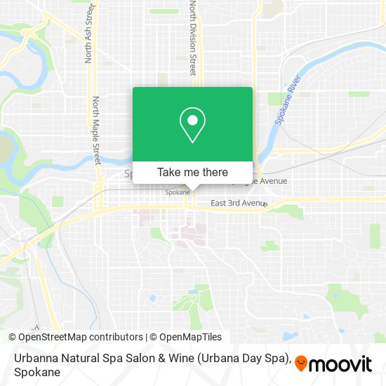 Urbanna Natural Spa Salon & Wine (Urbana Day Spa) map