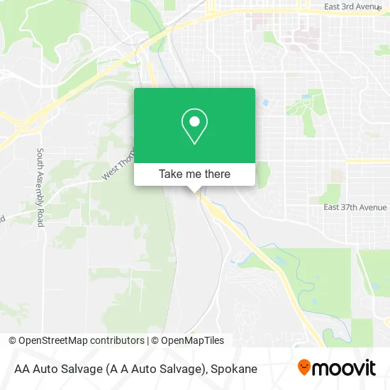 AA Auto Salvage (A A Auto Salvage) map