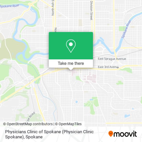 Physicians Clinic of Spokane (Physician Clinic Spokane) map