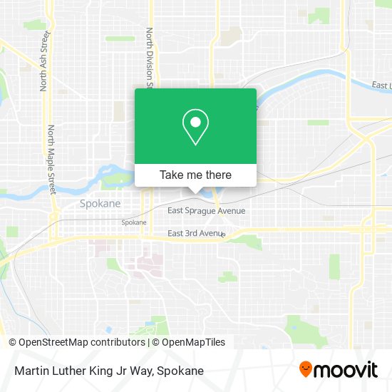 Martin Luther King Jr Way map