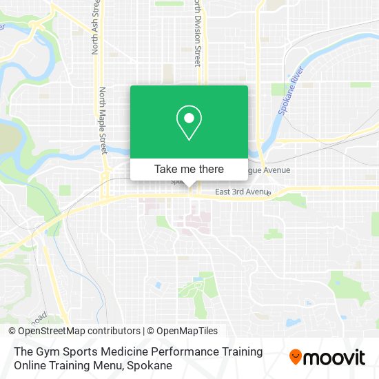 Mapa de The Gym Sports Medicine Performance Training Online Training Menu