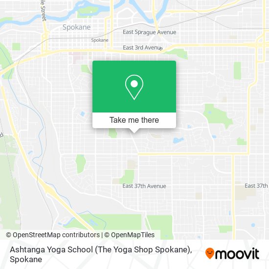 Mapa de Ashtanga Yoga School (The Yoga Shop Spokane)