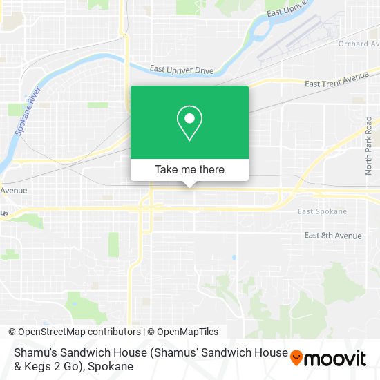 Mapa de Shamu's Sandwich House (Shamus' Sandwich House & Kegs 2 Go)