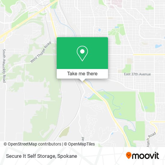 Mapa de Secure It Self Storage