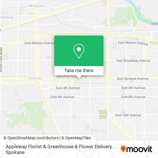Appleway Florist & Greenhouse & Flower Delivery map