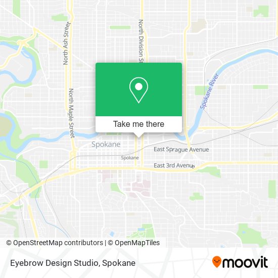 Eyebrow Design Studio map