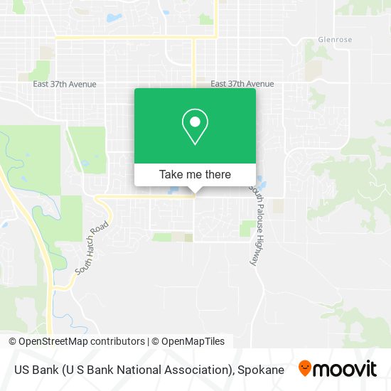 US Bank (U S Bank National Association) map