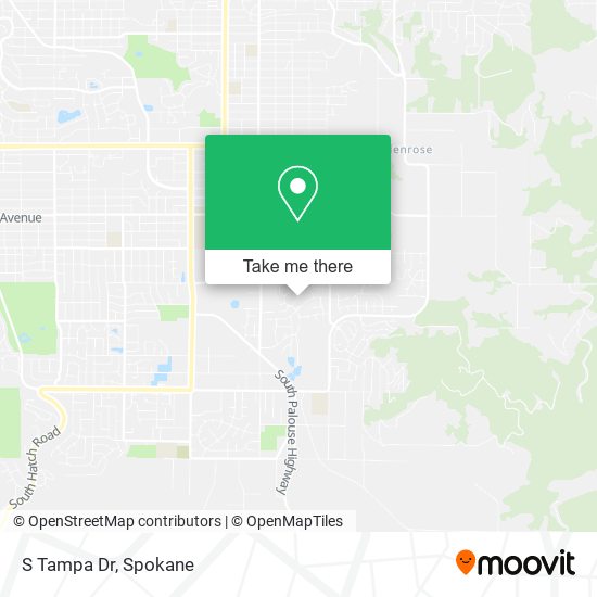 S Tampa Dr map