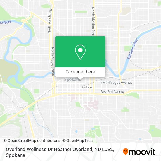 Mapa de Overland Wellness Dr Heather Overland, ND L.Ac.