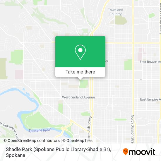 Mapa de Shadle Park (Spokane Public Library-Shadle Br)