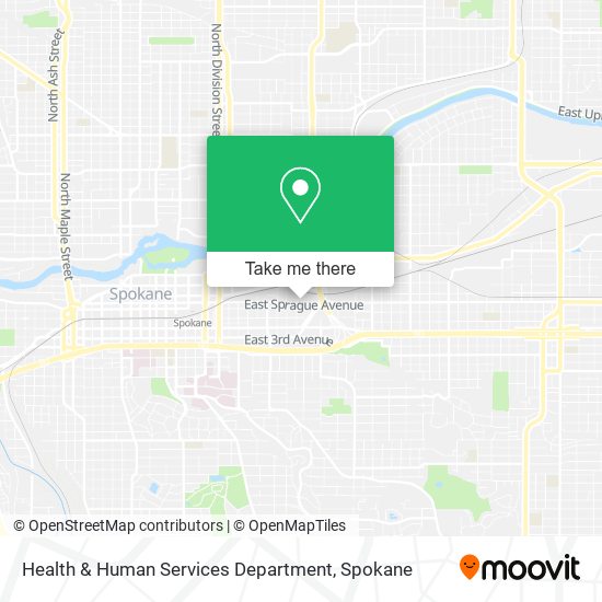 Health & Human Services Department map