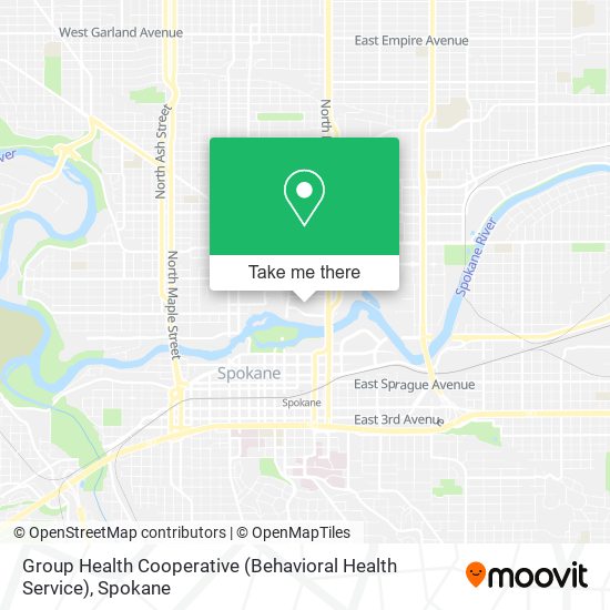 Group Health Cooperative (Behavioral Health Service) map