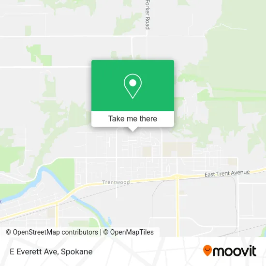 E Everett Ave map