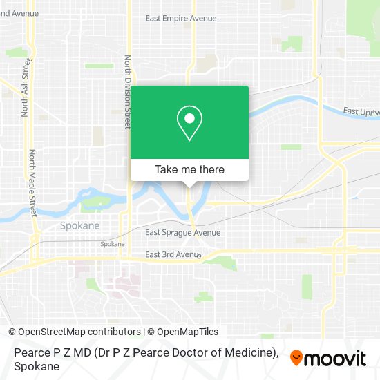 Mapa de Pearce P Z MD (Dr P Z Pearce Doctor of Medicine)