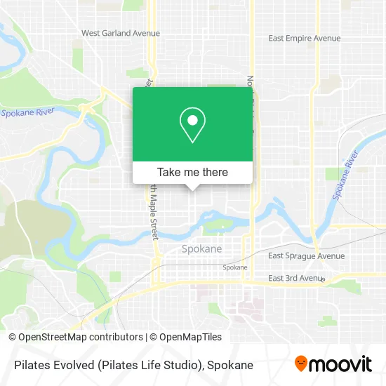 Mapa de Pilates Evolved (Pilates Life Studio)