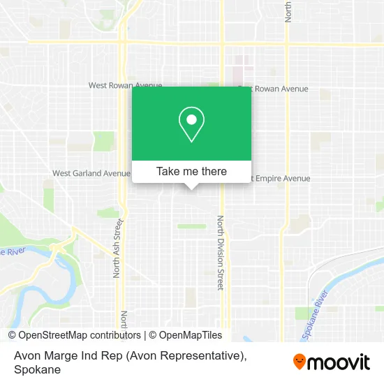 Avon Marge Ind Rep (Avon Representative) map