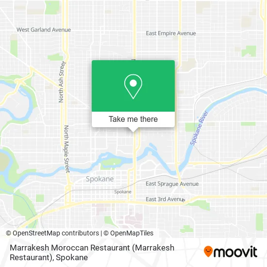 Mapa de Marrakesh Moroccan Restaurant (Marrakesh Restaurant)