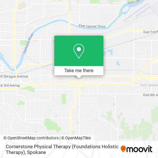 Mapa de Cornerstone Physical Therapy (Foundations Holistic Therapy)