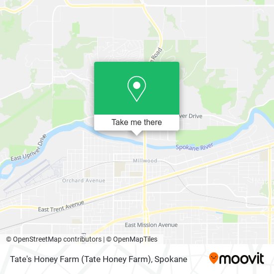 Tate's Honey Farm map