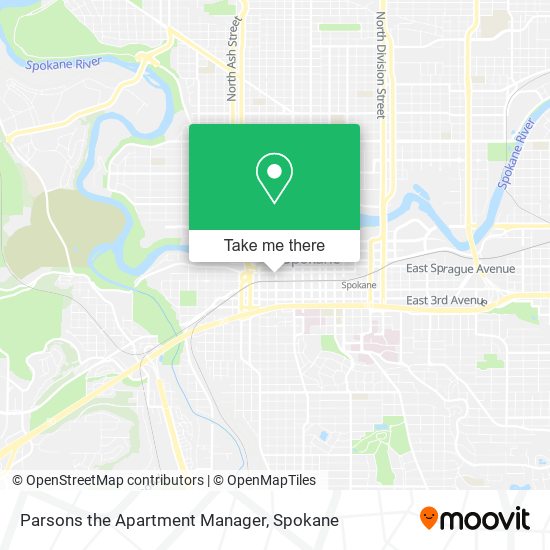 Parsons the Apartment Manager map