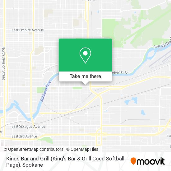 Kings Bar and Grill (King's Bar & Grill Coed Softball Page) map