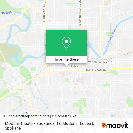 Mapa de Modern Theater- Spokane (The Modern Theater)