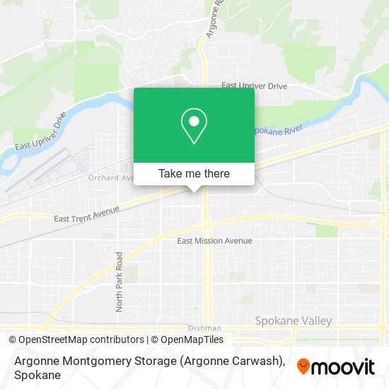 Argonne Montgomery Storage (Argonne Carwash) map