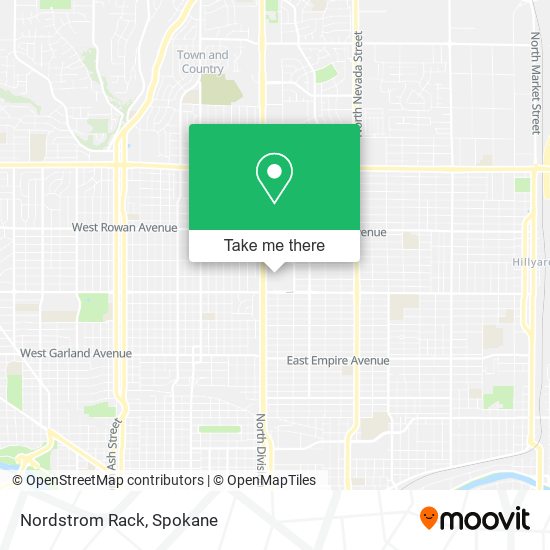 Mapa de Nordstrom Rack