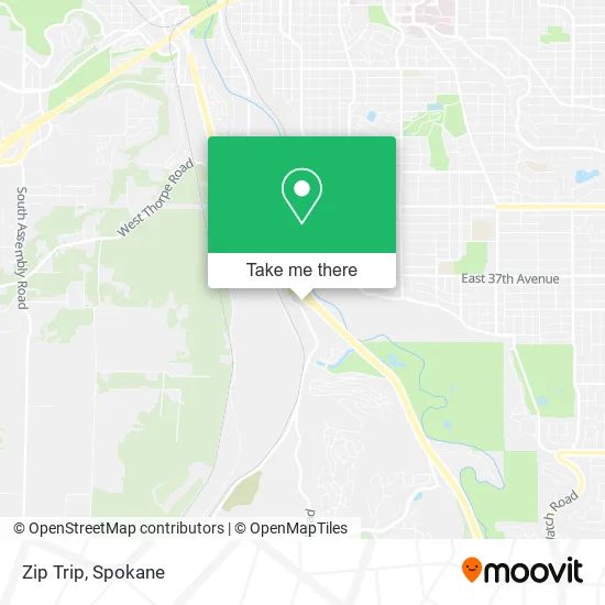 Mapa de Zip Trip