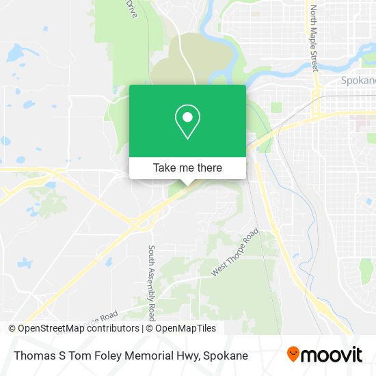 Mapa de Thomas S Tom Foley Memorial Hwy