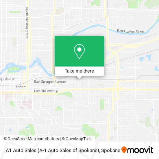 A1 Auto Sales (A-1 Auto Sales of Spokane) map