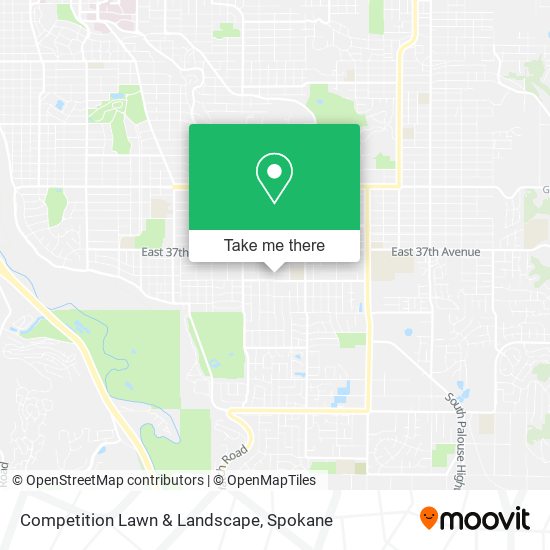 Competition Lawn & Landscape map