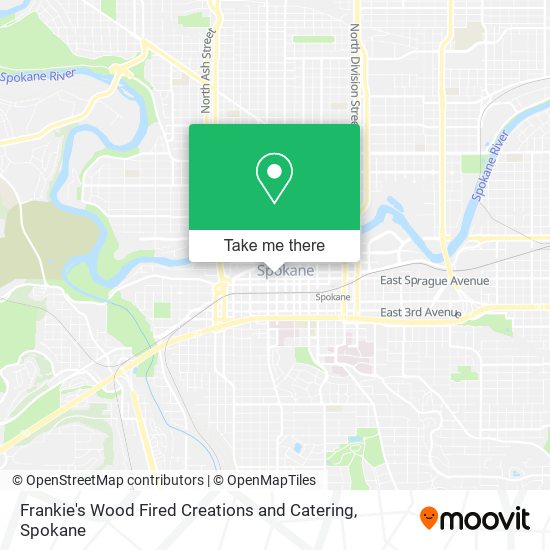 Frankie's Wood Fired Creations and Catering map