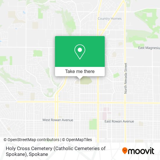 Holy Cross Cemetery (Catholic Cemeteries of Spokane) map