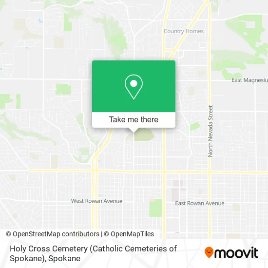 Holy Cross Cemetery (Catholic Cemeteries of Spokane) map