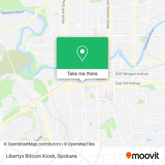 Libertyx Bitcoin Kiosk map