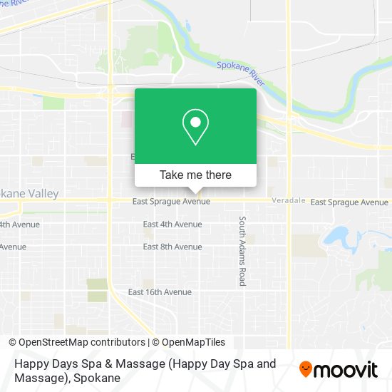 Mapa de Happy Days Spa & Massage (Happy Day Spa and Massage)