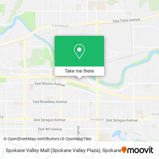Spokane Valley Mall (Spokane Valley Plaza) map