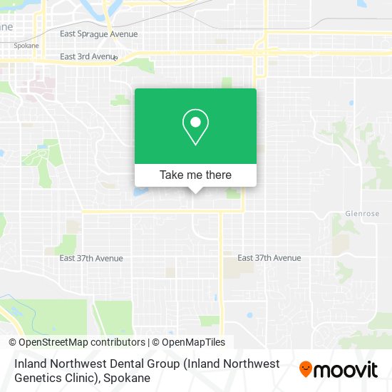 Mapa de Inland Northwest Dental Group (Inland Northwest Genetics Clinic)