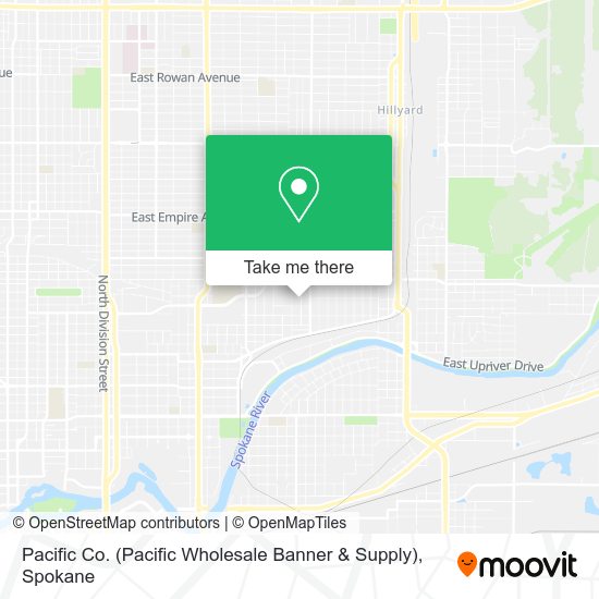 Mapa de Pacific Co. (Pacific Wholesale Banner & Supply)