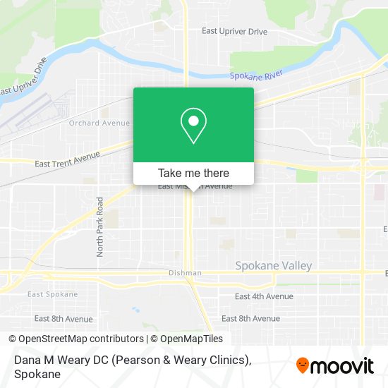 Dana M Weary DC (Pearson & Weary Clinics) map